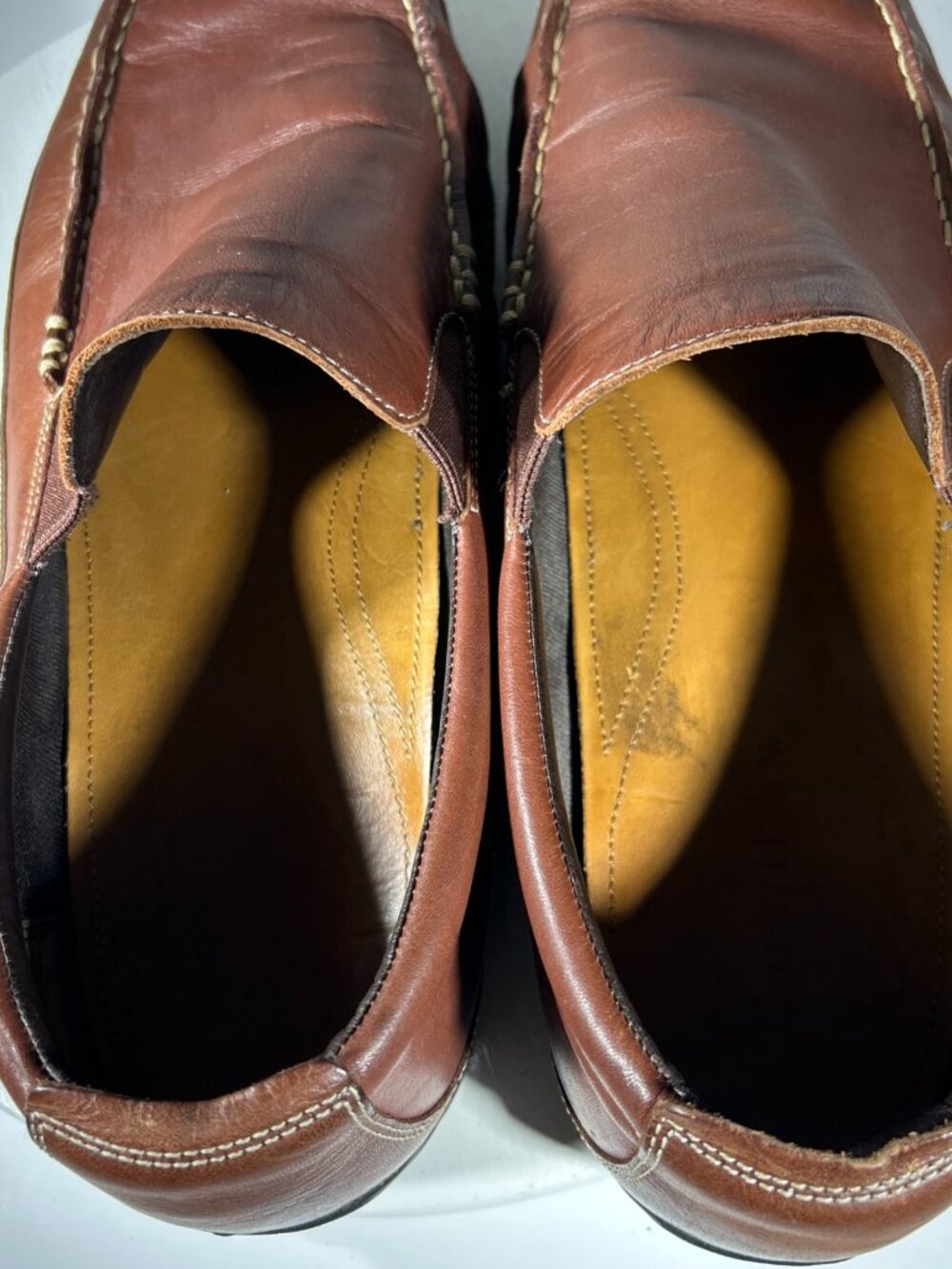 Cole Haan Tucker Venetian Mens Loafers Slip On Leather Shoes Size 15 M Brown CH - Picture 9 of 12